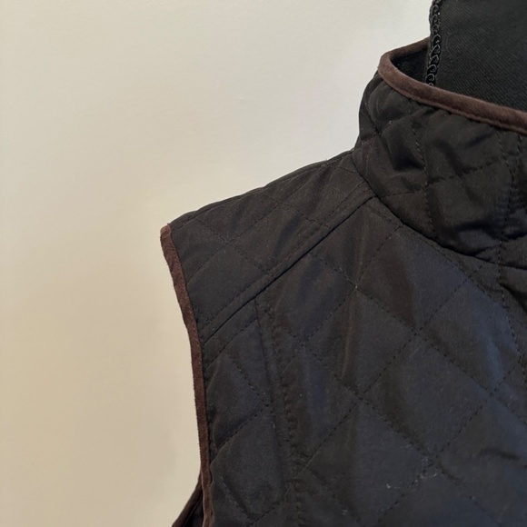 *G.H. BASS & CO.* Black x Brown Button Down Vest Jacket Size Medium - Picture 3 of 8